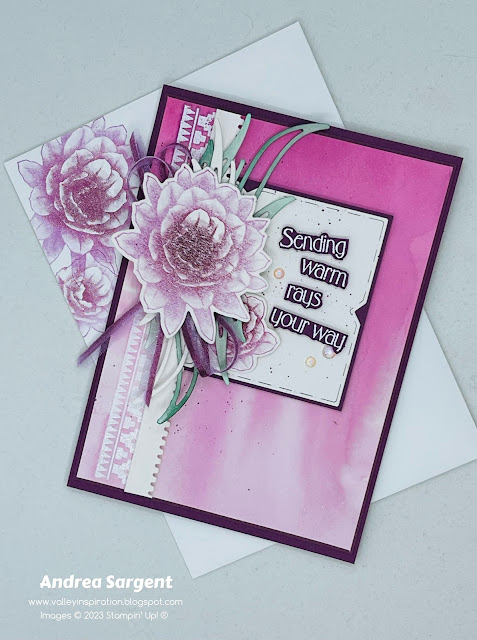 A personally crafted card using Stampin’ Up!s Desert Details is a beautiful way to show someone you care.