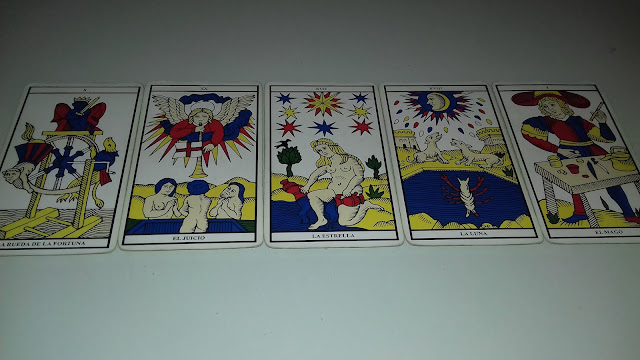 Lectura de Cinco Cartas de Tarot