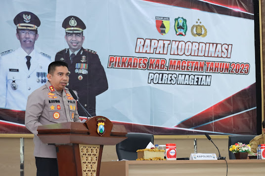  Polres Magetan Siapkan 519 Personel Pengamanan Pilkades Serentak