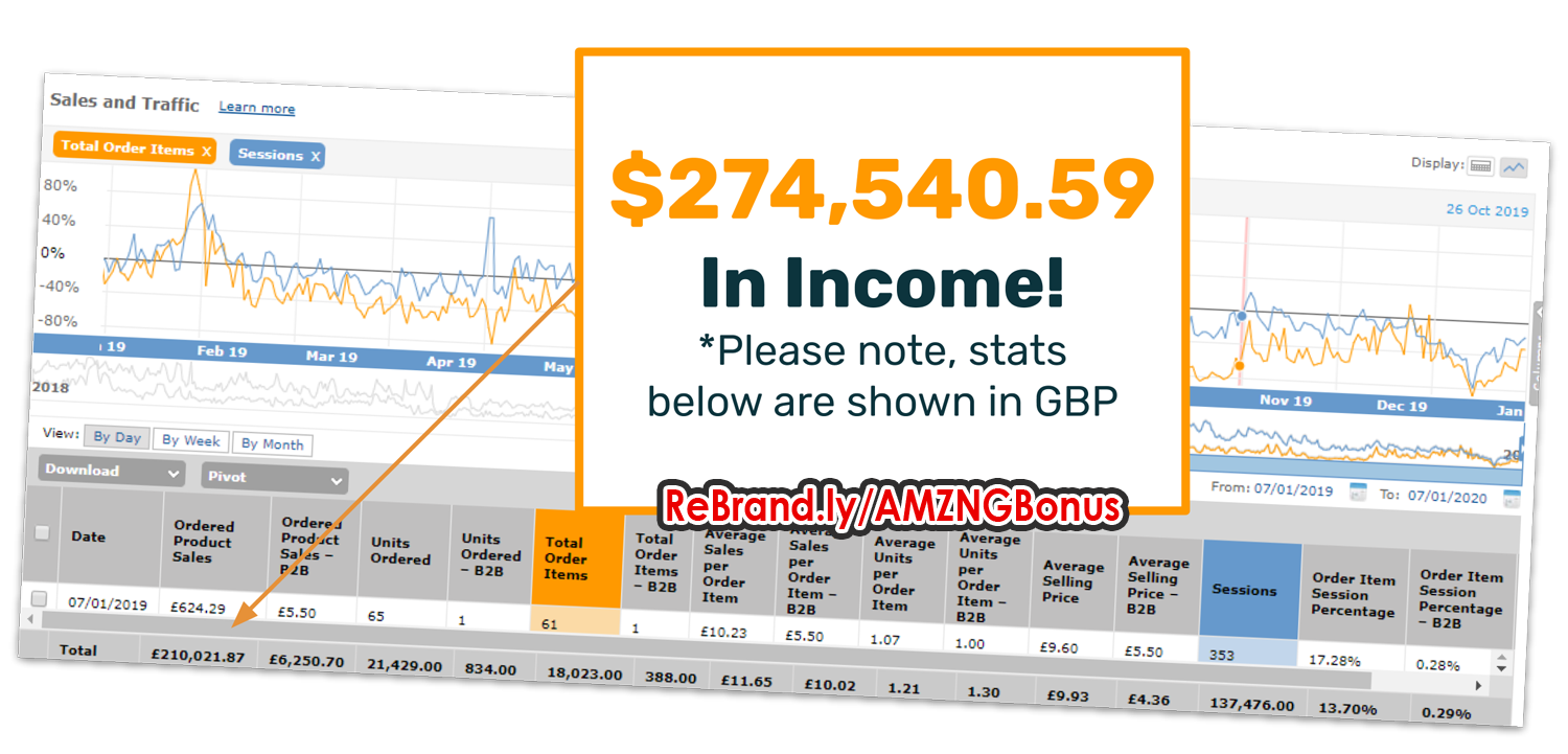 amzng income $274,540 amazon case study