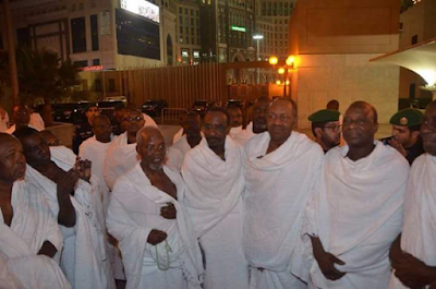 Nigeria's president with top dignitaries