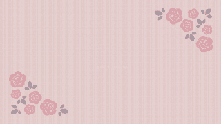 【rose garden】バラの花のおしゃれでシンプルかわいいイラストPC壁紙・背景
