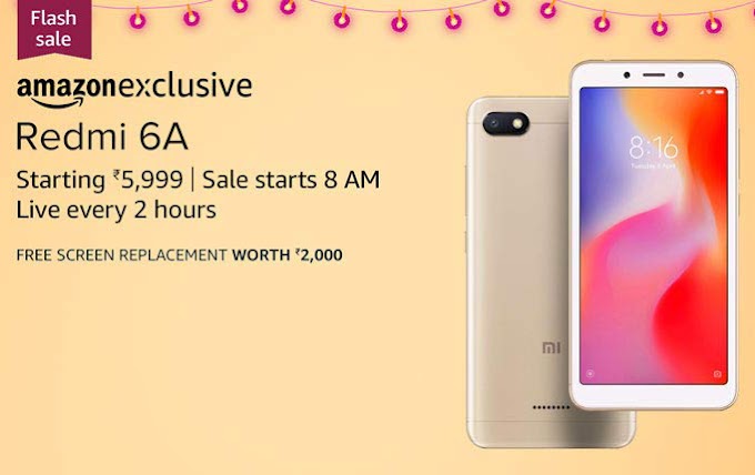 Buy Redmi 6A starting from 5999