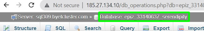 verifying if database table collation is changed