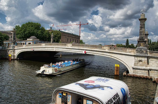 Baustelle Museumsinsel, Friedrichsbrücke, Brückensanierung, Bodestraße, 10178 Berlin, 11.07.2014