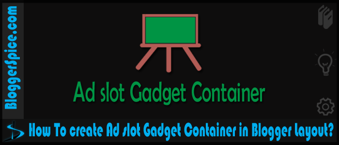 ad slot gadget container