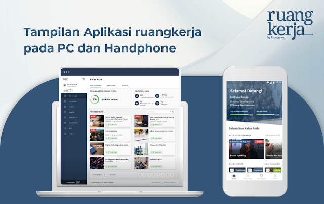 User interface Aplikasi Ruangkerja