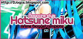 Hatsune Miku magazine style