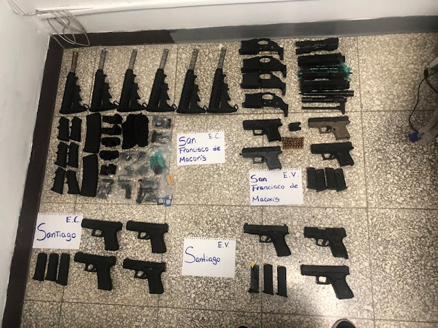 PN, Aduanas y MP ocupan en allanamientos más de 20 armas de fuego, municiones y otros pertrechos