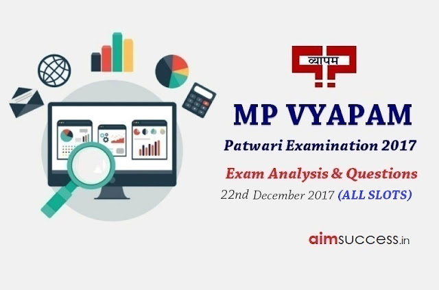 MP Patwari Exam Analysis 2017 - 22nd December 2017