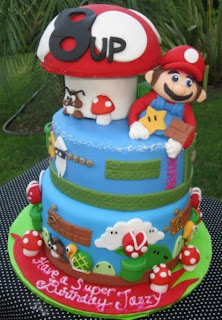 Mario Birthday Cake