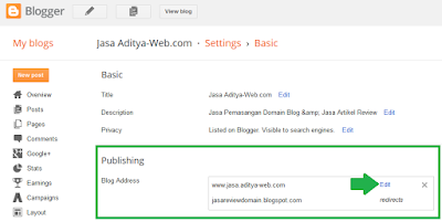 Tutorial Cara Membuat Subdomain di Blogger