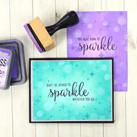Sunny Studio Stamps: Born To Sparkle Customer Card Share by Creations Galore