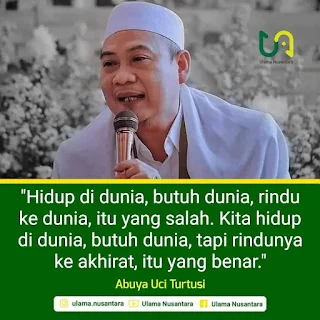 Hidup di Dunia, Rindunya ke Akhirat