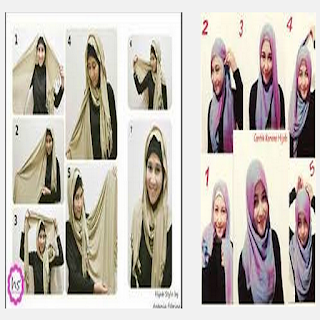 cara memakai jilbab pashmina simple dan mudah