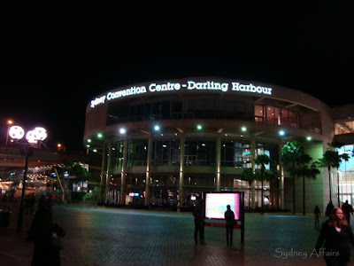  Sydney Convention Center Darling Harbour Night Sunset, Sydney, Australia