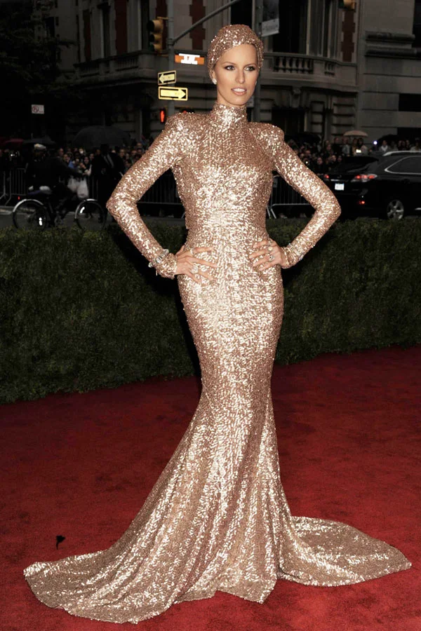 Karolina Kurkova at Metropolitan Museum of Arts Costume Gala 2012