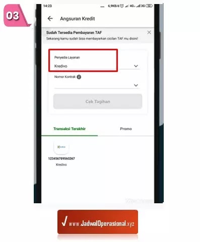 cara bayar Kredivo lewat Linkaja