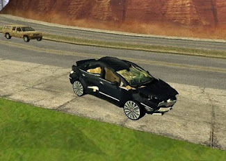 Car With Realistic Crash