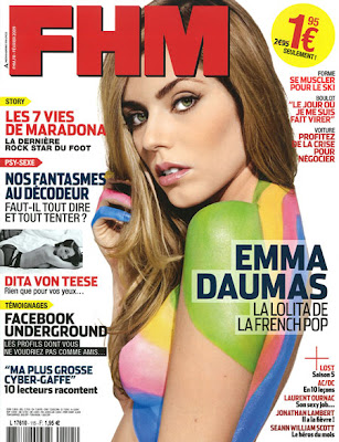 Emma Daumas, FHM Magazine Cover