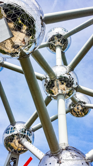 Atomium em Bruxelas na Bélgica