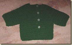 Dark green sweater