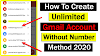 Create Unlimited Gmail Account Without Number 2020 Method