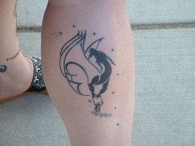 gemini sign tattoos. cancer zodiac sign tattoos.