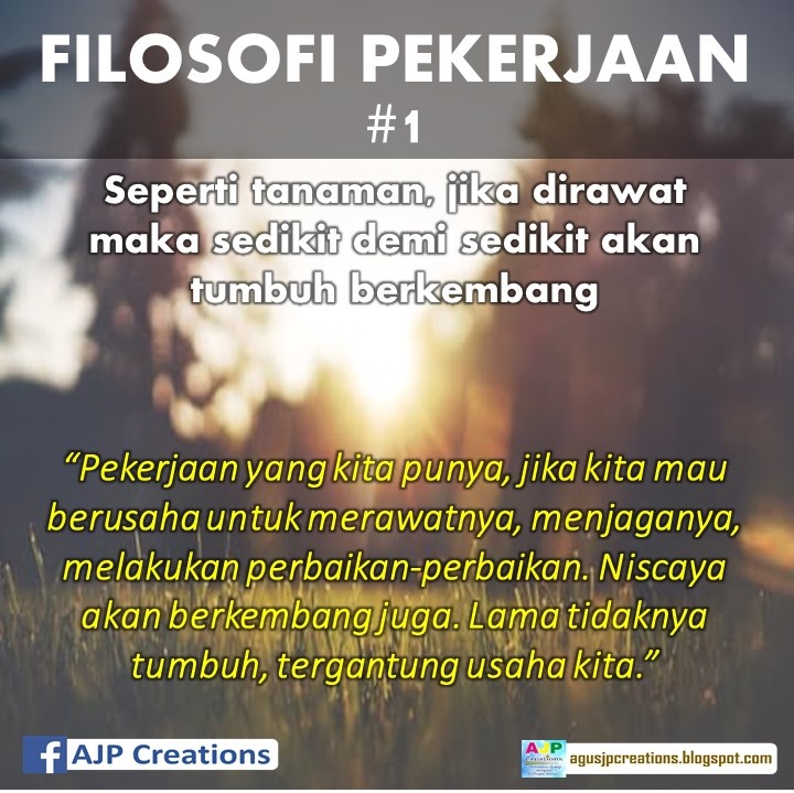 Kata-Kata Bijak Filosofi Pekerjaan  AJP Creations