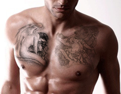 Mens Tattoo Designs on Discus In This Post About Chest Tattoos These Kinds Of Tattoo Designs