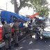 Lapak PKL Dibiarkan Kosong di Atas Trotoar Dibersihkan Satpol PP Padang