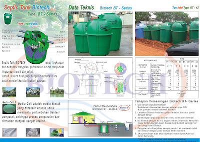 cara pasang septic tank biotech modern dan baik, septic tank design