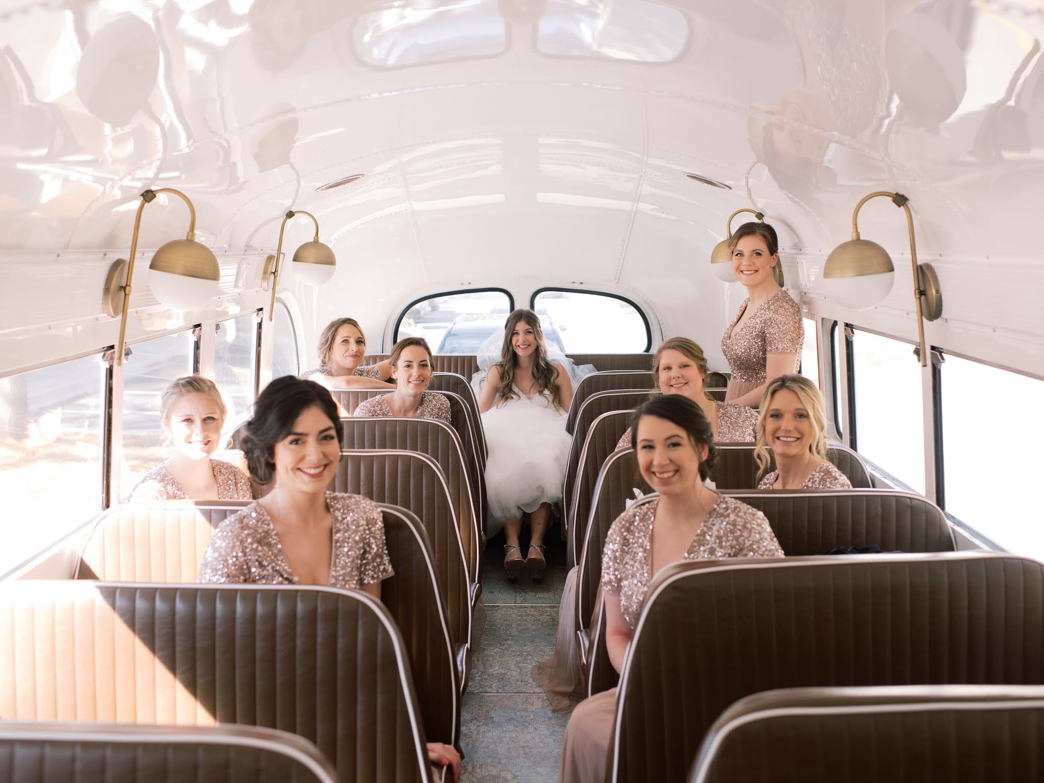 Wedding Transportation Charleston Vintage Bus - Chasing Cinderella