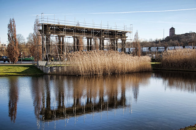 Baustelle Potsdam, Kolonade Weiße Flotte, Lustgarten, 14473 Potsdam, 11.01.2014