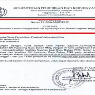 Cek Pengesahan Penghasilan SK Inpassing Terbaru 2017 Non PNS