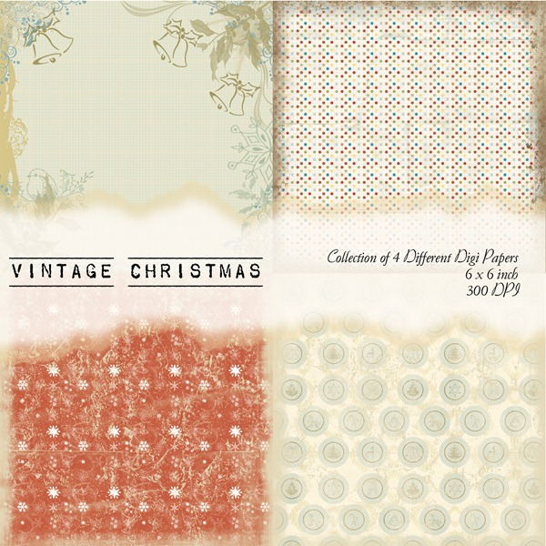 Vintage Christmas Front Sheet