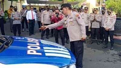 Polres Pekalongan Terima Bantuan Kendaraan Dinas Patwal Lalu Lintas