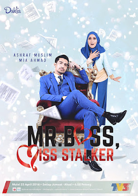 mr boss miss stalker, drama melayu, drama tv3, adaptasi novel