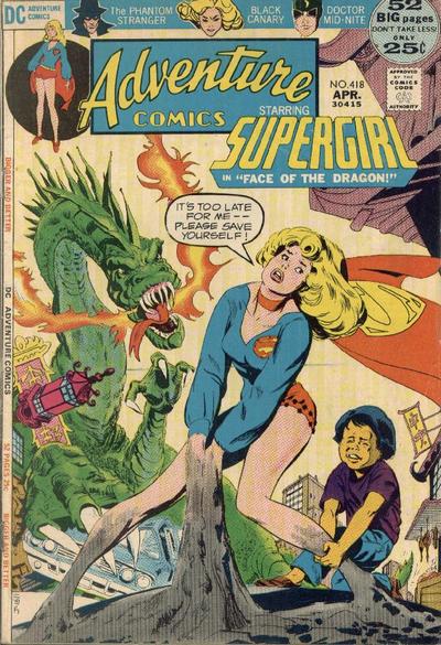 The ALEX TOTH archives: TOTH - ADVENTURE COMICS 418 - 419 - Black