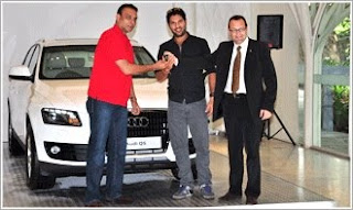 Audi India Gift Audi Q5 Yuvraj Singh