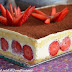 Bolo tiramisu de morango