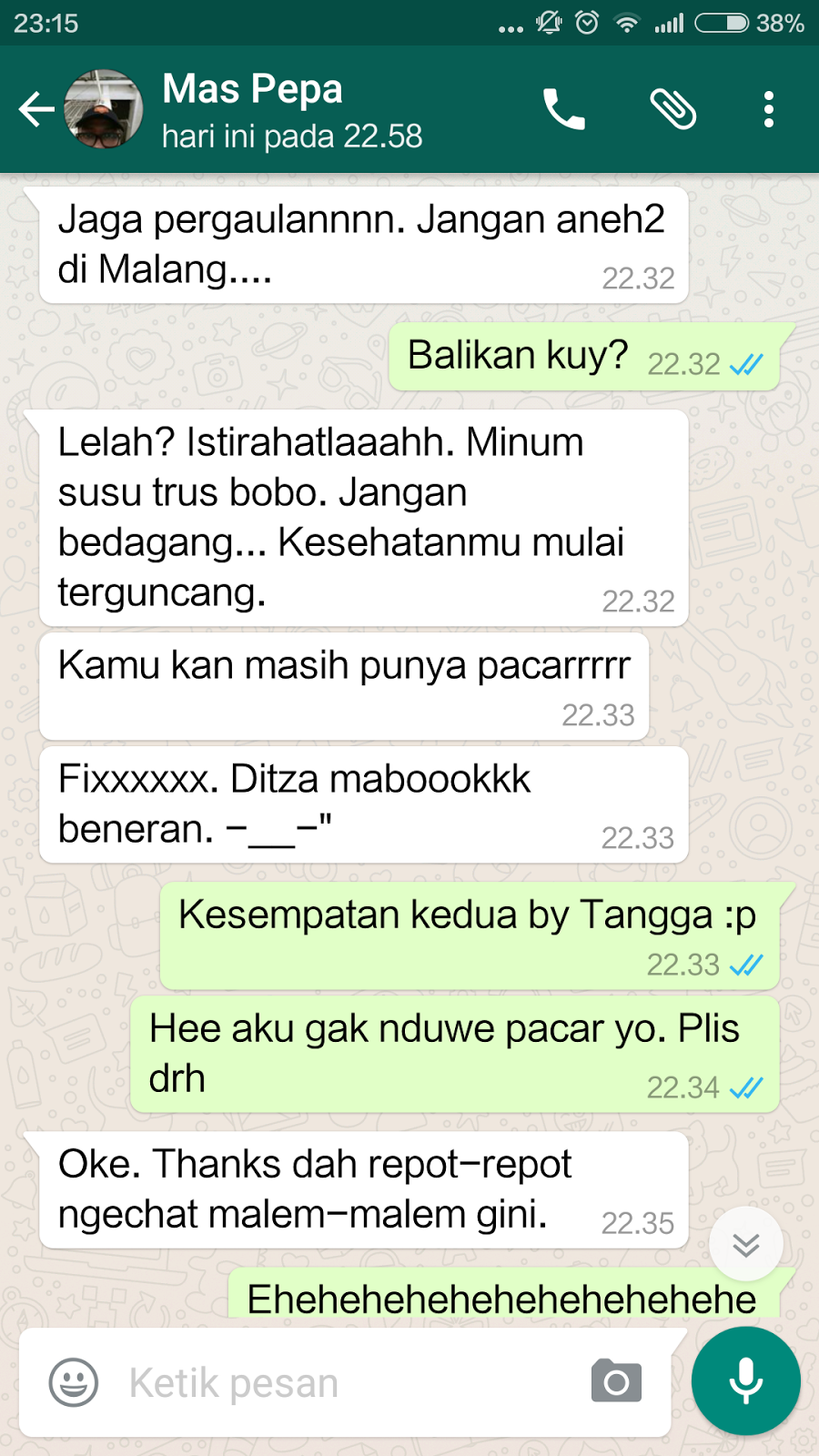 PRANK TEXT PERDANA GUE THE LAZY CAT DIARY