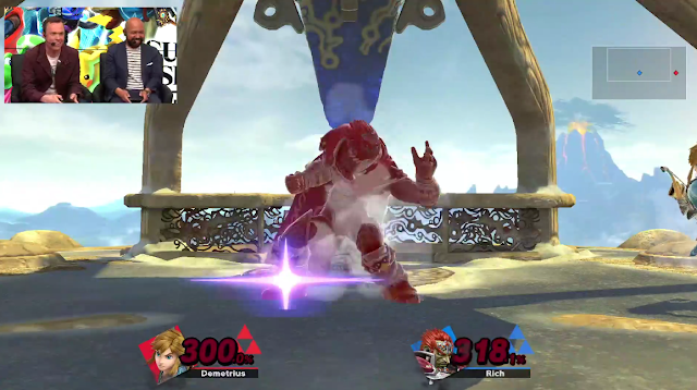 Super Smash Bros. Ultimate Sudden Death fully zoomed in all the way Ganondorf Great Plateau Tower