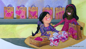 Valentine's Day Illustration by Cheryl Kugler