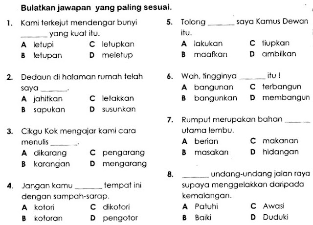 Contoh Frasa Imbuhan - Contoh Two