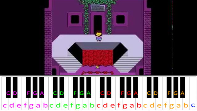 Can You Really Call This A Hotel, I Didn't Receive A Mint On My Pillow Or Anything (Undertale) Piano / Keyboard Easy Letter Notes for Beginners