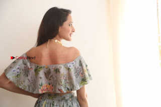 Actress Pragya Jaiswal Stills in Floral Dress at turodu Interview  0210.JPG