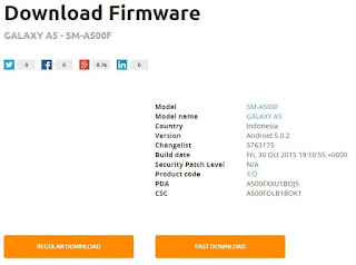 Download Firmware Samsung A500F