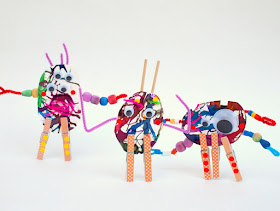 make monster sculptures with preschoolers