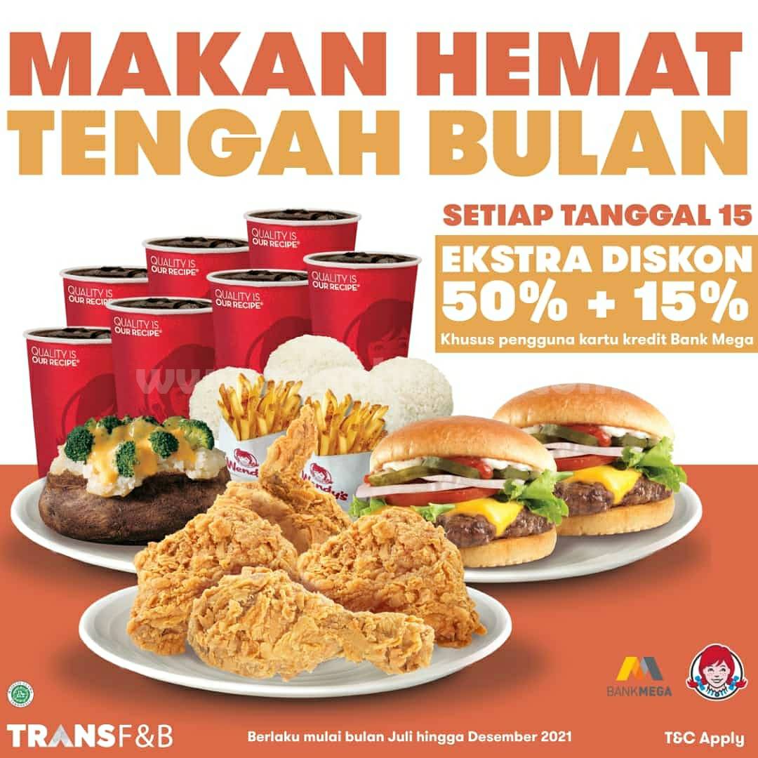 Wendy's Promo Makan Hemat Tengah Bulan (Setiap Tanggal 15)